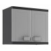 KIS LOGICO WALL skříň 65x39x56,5cm grey/black 9743100
