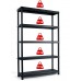 KIS PLUS 120/5 regál 187x120x40 cm, černá 9502