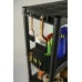 KIS PLUS 120/5 regál 187x120x40 cm, černá 9502
