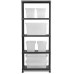 KIS PLUS 75/5 regál 176x75x32 cm, černá 9509
