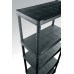 KIS PLUS 80/5 regál 187x80x40 cm, černá 9504