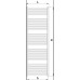 KORADO KORALUX LINEAR CLASSIC trubkové otopné těleso 1820/0500 white RAL 9016 KLC-182050-00-10