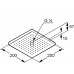 KLUDI A-Qa hlavová sprcha 200x200 mm, chrom 6654005-00