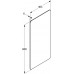 KLUDI Plus křišťálové zrcadlo 800 x 405 mm 49SP343
