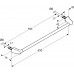 KLUDI Amba držák ručníku, 650 mm, chrom 5398005