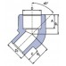 PPR koleno 45° vnitřní/vnější 20mm, 60220452
