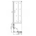 KOLO Geo-6 čtvercový sprchový kout 80 cm, posuvné dveře čiré/stříbrná GKDK80222003B