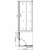 KOLO Geo-6 čtvercový sprchový kout 90 cm, posuvné dveře čiré/stříbrná GKDK90222003A