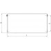 Korado RADIK deskový radiátor typ LINE KLASIK 22 600 / 1400 22060140-50L0010