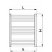 KORADO KORALUX RONDO CLASSIC koupelnový radiátor 0700/0500 white RAL 9016 KRC-070050-00-10