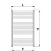 KORADO KORALUX RONDO CLASSIC koupelnový radiátor 0900/0500 white RAL 9016 KRC-090050-00-10