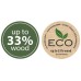Prosperplast URBI SQUARE ECO Květináč 40cm, antracit DURS400W