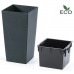 Prosperplast URBI SQUARE ECO Květináč 40cm, antracit DURS400W