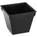PROSPERPLAST URBI TWIST P Květináč 14 cm, 1,2/2,8l, černá DURD140P