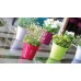 PROSPERPLAST IML květináč bez potisku 16 cm, světle modrá DR160