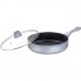 LAMART LT1106 pánev keramická s poklicí 28 cm stříbrná 42002420