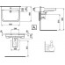 Laufen PRO LIBERTY Umyvadlo 65x55, s otvorem, bílé LCC 8.1195.3.400.104.1