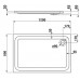 LAUFEN SOLUTIONS Akrylátová vanička obdélníková 120x80cm, bílá, 2.1250.2.000.000.1