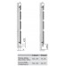 ISAN LINOSIA PLUS elektro koupelnový antracit (S 02) 730/600 DLIP 0730 0600e 61