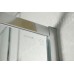 POLYSAN LUCIS LINE čtvrtkruhová sprchová zástěna 1000x800mm, levá