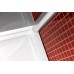 POLYSAN LUCIS LINE čtvrtkruhová sprchová zástěna 1000x800mm, pravá