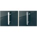RONAL PUR52 Pur dvoukřídlé dveře pro pětiúhelník, <2m, chrom/Cristal perly PUR52SM21044