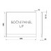 RAVAK MAGNOLIA Panel boční L 75 snowwhite CZ61200A00