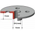 MAKITA 344364-5 vodící objímka 16 , 16x14,5x13mm RP0900/RP1800/RP2300