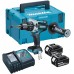 VÝPRODEJ MAKITA DHP481RTJ Aku bezuhlíkový příklepový šroubovák Li-ion 18V 2x 5,0 Ah akku, Makpac POUŽITÉ!!