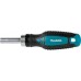 MAKITA E-25096 Sada bitů 1/4" s ráčnou 44 ks v plastové krabičce STOP