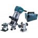VÝPRODEJ MAKITA RT0700CX2J Kombinovaná frézka s příslušenstvím 700W,systainer POUŽITÉ, PO SERVISE!!