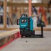 MAKITA SK700D Aku čárový laser, červený, Li-ion CXT 10,8/12V, bez aku Z