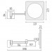 NIMCO kosmetické LED zrcátko s osvětlením a přepínáním barev ZK 20465P-26