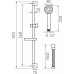 NOVASERVIS Sprchová souprava, chrom KIT869,0