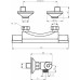 NOVASERVIS AQUALIGHT termostatická baterie sprchová nástěnná 120 mm 2564/1,0