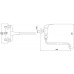 NOVASERVIS TITANIA IRIS paneláková nástěnná vanová baterie 100 mm chrom 92073/1,0