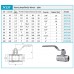 NOVASERVIS Ferro EKO kulový kohout 3/4" páka EK137/20