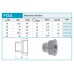 NOVASERVIS redukované prodloužení 1" x 3/4" FT221/25