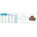 NOVASERVIS T- kus MMM 3/4" mosaz FT203/20