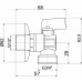 NOVASERVIS pračkový rohový ventil 1/2" x 3/4" CF3027