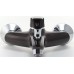 NOVASERVIS METALIA 57 Vanová baterie bez příslušenství 150mm EBONY-LESK 57020/1,63