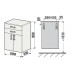 INTEDOOR NEW YORK střední koupelnová skříňka 50cm, závěsná, šedá lesk NYSS502Z/U506