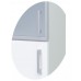 INTEDOOR NEW YORK vysoká koupelnová skříňka 35 cm, závěsná levá, bílá NYSVG35L/01