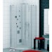 RONAL P3P Pur čtvrtkruh s jednokřílovými dveřmi, rad55, 90cm, chrom, pravé P3PD550901007