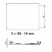Kermi Therm X2 Plan-Kompakt deskový radiátor 10 500 / 1200 PK0100512