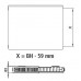 Kermi Therm X2 Plan-Kompakt deskový radiátor 11 300 / 2600 PK0110326