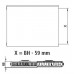 Kermi Therm X2 Plan-Kompakt deskový radiátor 12 600 / 1800 PK0120618