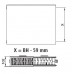 Kermi Therm X2 Plan-Kompakt deskový radiátor 22 500 / 3000 PK0220530
