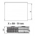 Kermi Therm X2 Plan-Kompakt deskový radiátor 33 400 / 1600 PK0330416