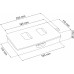 Prosperplast NUN Plastový organizér, 198 x 117 x 45 mm KNU20